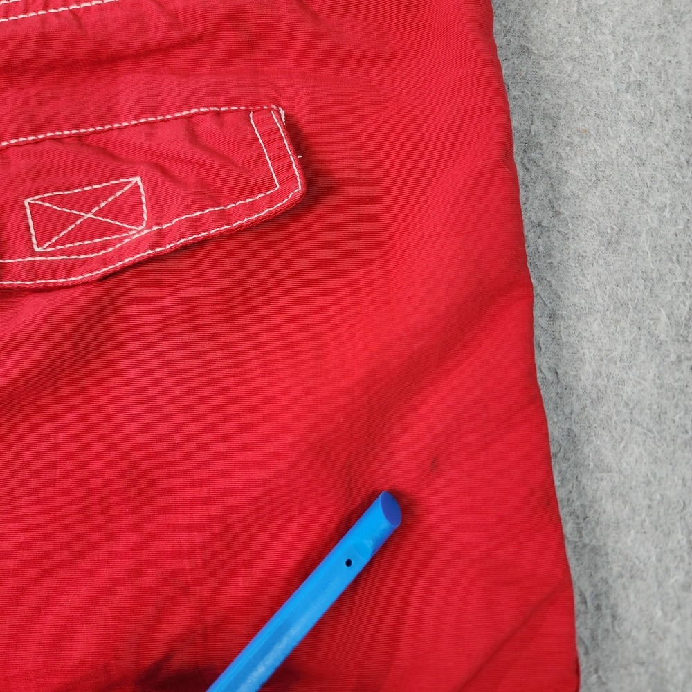 Tommy Hilfiger Flag Shorts Mens L 40x8 Red Board Shorts Swim Trunks Mesh Lined - Picture 15 of 16